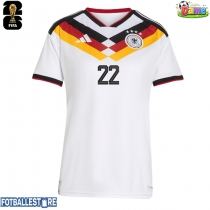 Tyskland David Raum #22 Hjemmedrakt Dame VM 2026 Kortermet